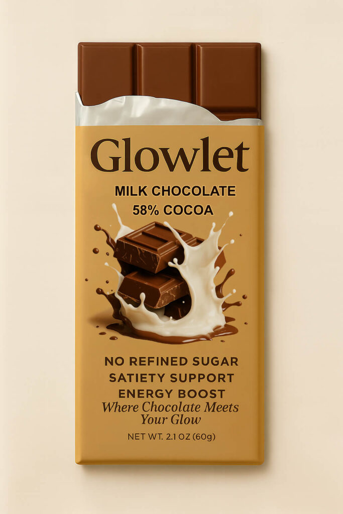 Glowlet Chocolate. Healthy Weight Loss Solution