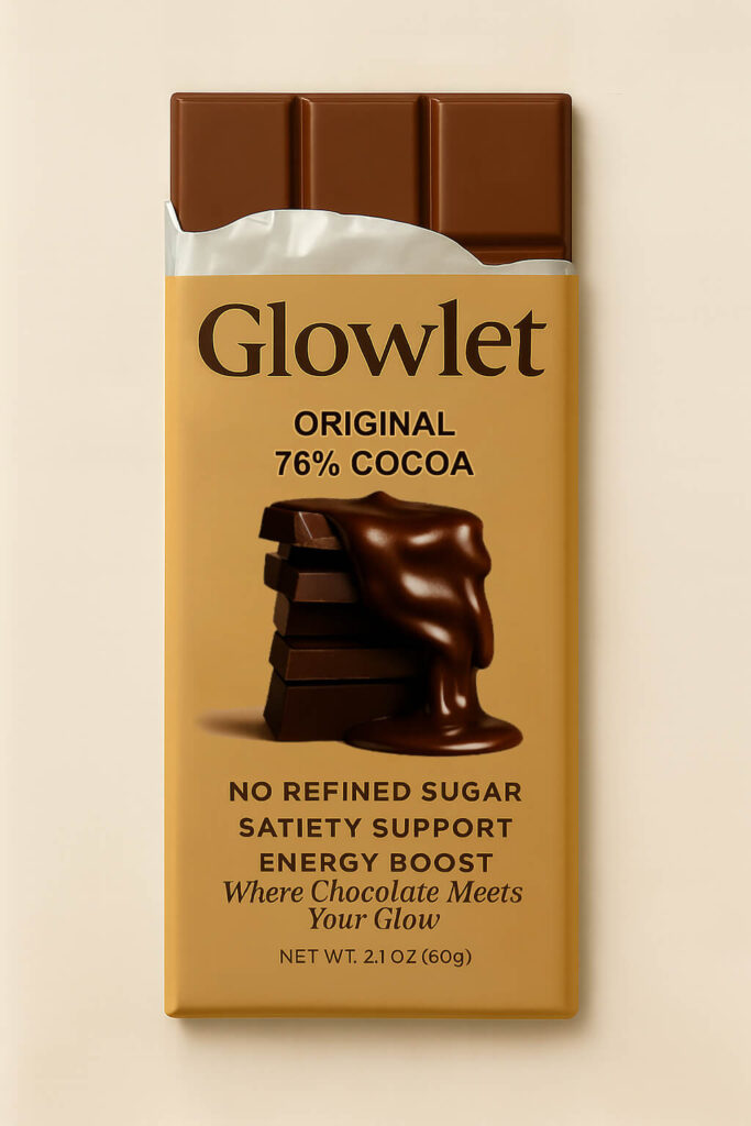 Glowlet Chocolate. Healthy Weight Loss Solution